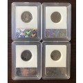 Set of 4 x USA 2005-S State Quarters / 25c (PR70 DCAM)