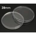 Clear Round Coin Capsules (39mm)