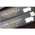 Clear SQUARE Coin Capsules - 39mm (Box of 29)