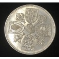 1953 UK 5 Shilling.Coronation Of Elizabeth 11.Commerative Issue.