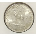 1937 Southern Rhodesia SILVER Two Shilling