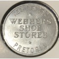 Webbers Shoe Stores Token