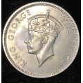 1951 Mauritius 1/2 Rupee ( KM 28)