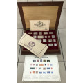 1977 Royal SILVER Stamp Medallions (480g)
