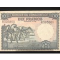 Belgium Congo 10 Francs 1948