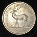 1951 Mauritius 1/2 Rupee ( KM 28)