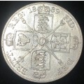 1889 Silver Great Britain Double Florin.