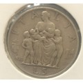 1937 Silver 5 Lire