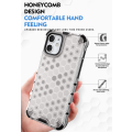Apple Iphone 11 Series 12 Series Shockproof Honeycomb Cover - Transparent **Sale**