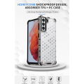 Samsung Galaxy S20 S20 Plus S20 Ultra Shockproof Honeycomb Cover - Transparent **Sale**