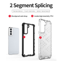 Samsung Galaxy S21 S21 Plus Shockproof Honeycomb Cover - Transparent **Sale**