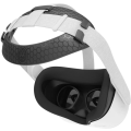 AMVR Head Back Padding, Gravity Pressure Balance Comfortable Soft TPU Pad for Oculus Quest 2 (Black)