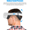 AMVR Head Back Padding, Gravity Pressure Balance Comfortable Soft TPU Pad for Oculus Quest 2 (Black)