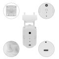 Smart Life Tuya Bluetooth Curtain Robot Motor for Roma Pole with Remote Single Opening