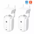 WIFI Control Smart Life Tuya Bluetooth Curtain Robot Motor for Roma Pole with Remote Double Opening