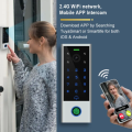 Smart Life Tuya WIFI Waterproof 12V Access Control Video Intercom Doorbell Keypad Fingerprint Card