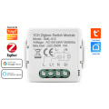 Smart Life Tuya Zigbee 1CH 250W LED Light / 10A 2200W Appliance Neutral Mini Switch Circuit Breaker