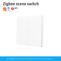 Smart Life Tuya Zigbee Wireless 2CH Scene Switch 6 Scenes