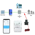 Smart Life Tuya WIFI Solar PV Bidirectional 2 Way Energy Monitor Clamp Meter 220V 150A Single phase