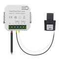 Smart Life Tuya Zigbee 2CH Mini Power Energy Monitor Clamp Meter 240V 80A Single phase