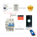 Smart Life Tuya WIFI 2P 230V 63A 13800W 13.8KW MCB Switch Circuit Breaker with Power Monitoring