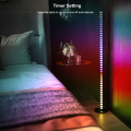 Smart Life Tuya WIFI RGBIC Floor LED Light Bar 10W with Remote | 1.2m | 45 Bars | 5V