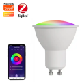 Smart Life Tuya Zigbee 5W GU10 RGB CCT LED Downlight Light Bulb | 2700K to 6500K | RGB