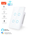 Smart Life Tuya WIFI 4CH US LED Neutral or No Neutral Smart Light Switch (White)