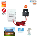 Smart Life Tuya Zigbee Solar PV Bidirectional 2 Way Energy Monitor Clamp 220V 150A Single phase