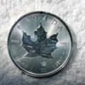 1 OZ 9999 SILVER CANADIAN MAPLE LEAF 5 DOLLAR COIN - 2014