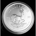 2020 Krugerrand 1oz Pure Fine Silver Bullion Coin in Capsule