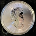 2020 Royal Canadian Mint Maple Leaf 1oz Pure Fine Silver Bullion Coin in Capsule