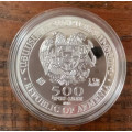 2021 Armenian Noah`s Ark 1oz Pure Fine Silver Bullion Coin in Capsule