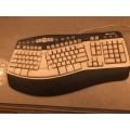 Ergonomic Keyboard and Infrared Mouse