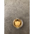 Gold Coin - Protea Series, 2008 Mahatma Gandhi, R5, 1/10oz Gold Coin