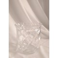 Czech Crystal facete vase