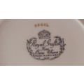 Elegant Royal Grafton Regal wine red and gold design fine bone China Sugar basin