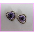 Hot Fashion Purple earrings cute      (A245*)