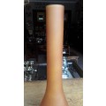 Beautiful Smoky Brown glass vase - 35cm High