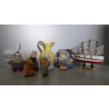 Joblot of mixed porcelain and ceramic miniature ornaments