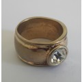 Vintage gold plated ring