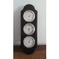 Vintage Hygrometer, Clock and Thermometer