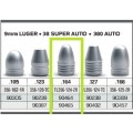 Lee Bullet Mold, double cavity - 9mm/.356 cal 124 gr RN TL (includes handles)