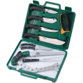 Outdoor Edge Game Processor kit - knives, saw, scizzors,sharpener, rib-cage spreader, etc.