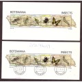 Botswana .1981 SG 485 Mint and used FDC