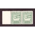 1925 UNIONof South Africa.Air mail stamps. 9d with varieti `Extendet strut` V4. SACC#28.   MH.