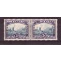 1930-47 UNION  of South Africa. OFFICIAL SACC#15ba  MNH. Airship flaw.2 small spots toned