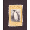 Falkland Islands 1933 issue. King Penguin.  SG #136  . MH