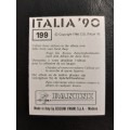Panini Italia `90 World Cup Sticker #199 - Ricardo Rocha