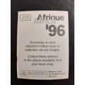 Panini Africa `96 Sticker #279 - Boubaker Zitouni